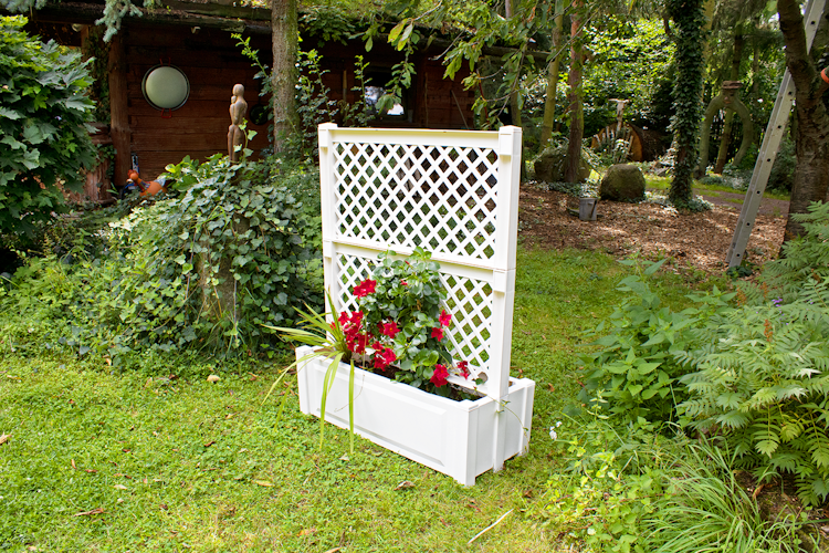 KHW Pflanzkasten groß mit Zentralspalier (2-tlg.) 100 cm