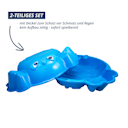 Vorschaubild KHW Sandkasten/Wassermuschel Beach Bee 2er Set - Made in Germany