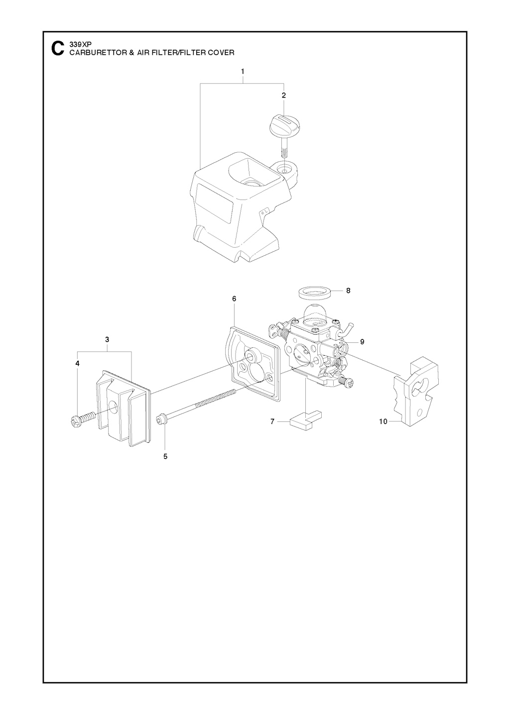 Explosionszeichnung Ersatzteile