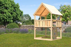Akubi Kinderspielturm Luis inkl. Kletterwand