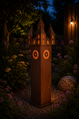 Badeko Turm ,,Stadtturm“ in Edelrostoptik