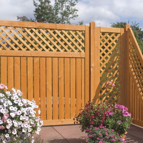 BM Serie Sylt Anschlusselement rechts 90x180/100 cm