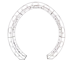 Badeko Rosenbogen „Berlin“ in Edelrostoptik