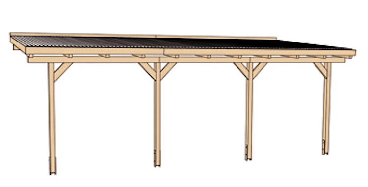 Weka Terrassenüberdachung 671