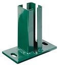 Vorschaubild Alberts® Pfostenträger zum Aufschrauben für Eckpfosten Doppelstabmatten 60 x 60 mm