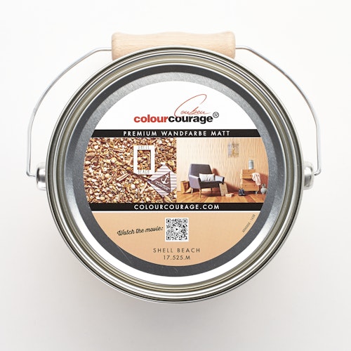 colourcourage® Premium Wandfarbe matt Shell Beach