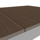 Vorschaubild NewTechWood Universal WPC-Terrassendiele Massiv 23 x 138 x 3000 mm