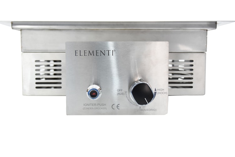 Gardenforma Einbau Gasbrenner für Gas Feuerstelle - quadratisch