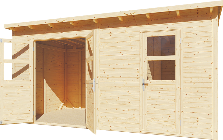 Bertilo Gartenhaus Laisholm 2 - 19 mm
