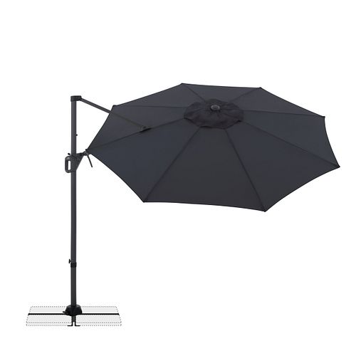 doppler Pendelschirm LIFE 310 Side, Aluminium Anthrazit / 100 % Polyester 180 g/m² 