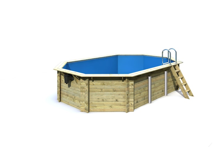 Karibu Pool Modell 4 Classic A/B/C/D 610 x 400 cm - kesseldruckimprägniert