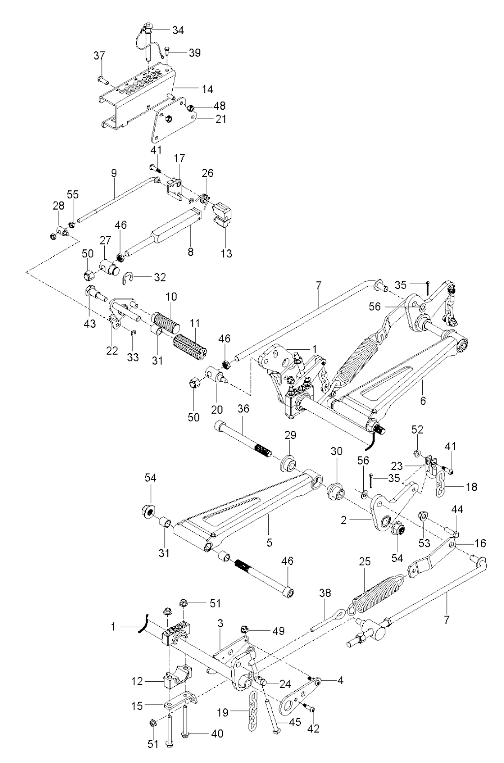 Explosionszeichnung Ersatzteile