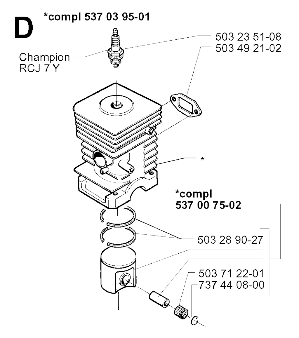 Explosionszeichnung Ersatzteile
