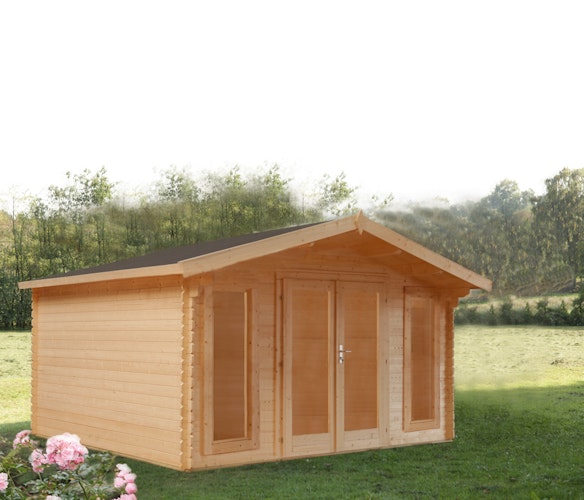 Wolff Finnhaus Gartenhaus Rotterdam modern 40 mm - Aktionsmodell