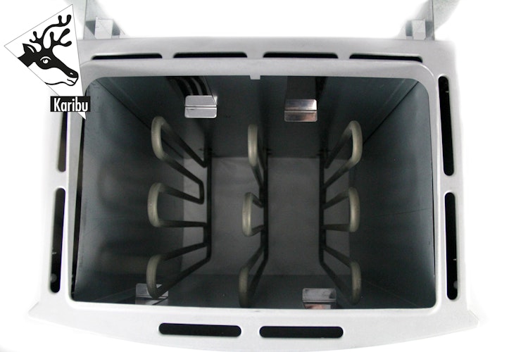 Karibu 9 kW Saunaofen finnisch anthrazit für externe Steuerung 