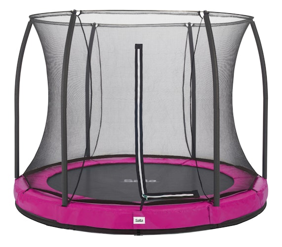 Salta Trampolin Comfort Edition Ground mit Sicherheitsnetz