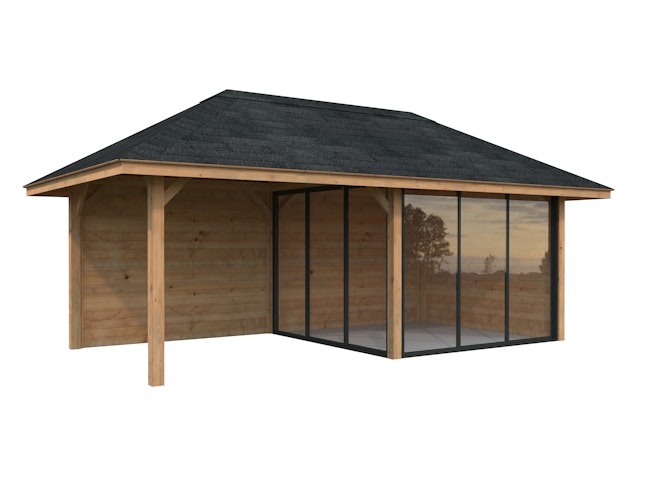 Palmako Pavillon Bianca 16,6 m² Set 205 Slide - 28 mm