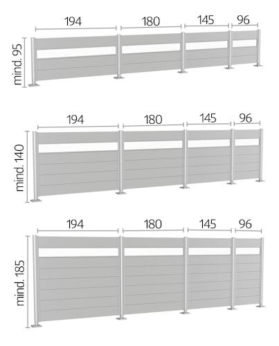 Biohort Wandpaneele für Sichtschutz