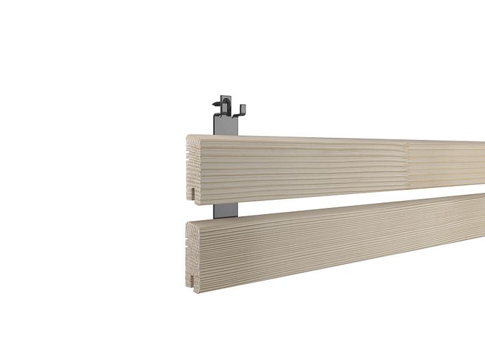 OSMO PURE Fassadensystem Kanadische Lärche vorvergraut Patina Sortierung Top - 21 x 68 mm VE 6 Stk.
