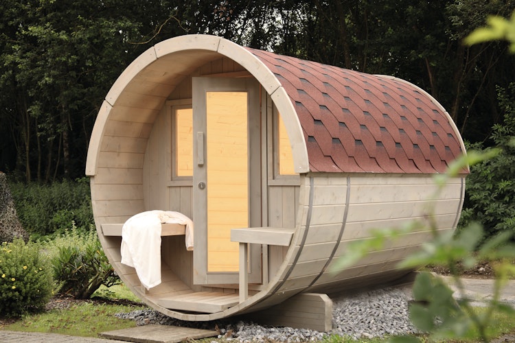 Wolff Finnhaus Saunafass Fasssauna 280