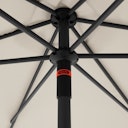 Vorschaubild doppler Mittelmastschirm myZONE 300 Push up, Aluminium Anthrazit / 100 % Polyester 180 g/m²