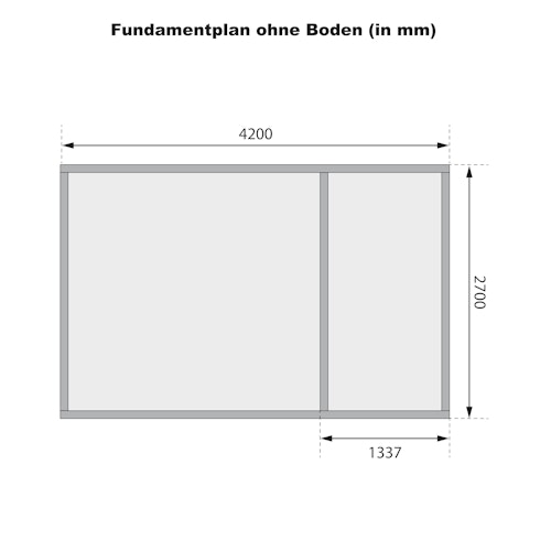 Karibu Woodfeeling Gartenhaus Mattrup - 28 mm