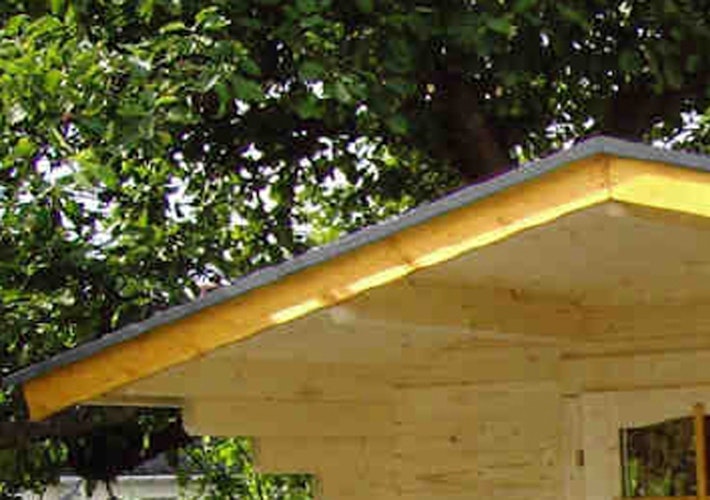 Giebel/Ortgang-Abdeckung für Satteldach-Gartenhäuser anthrazit (1 Stück)