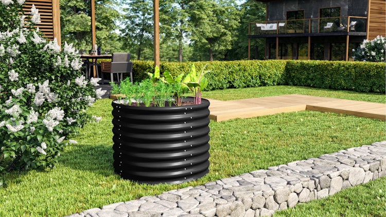 Vitavia Hochbeet Terra Rund 82 x 82 cm - 200/360/500 l