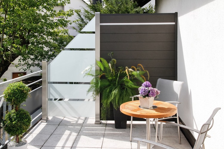 TraumGarten System WPC Classic Zaun-Set