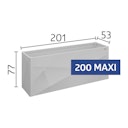 Vorschaubild Biohort Pflanzbeet Belvedere B 201 x T 53 cm X-Design