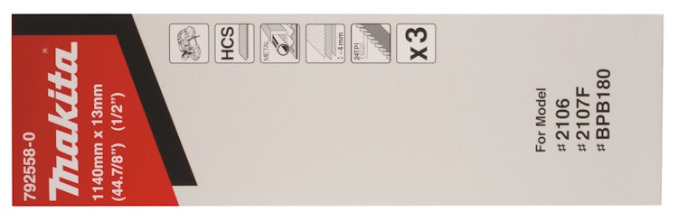 Makita Bandsägeblatt 24Z " 3Stk 792558-0
