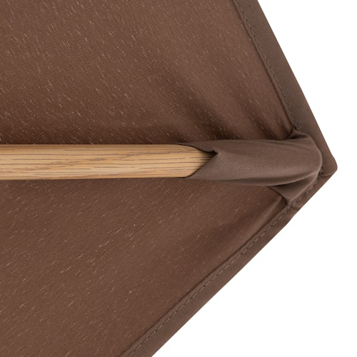 doppler Pendelschirm ALU WOOD 300 x 220, Aluminium Esche-Optik / 100 % Polyester 180 g/m²