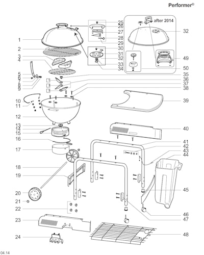 Weber Performer Charcoal Blk (2005) (Germany/Austria)