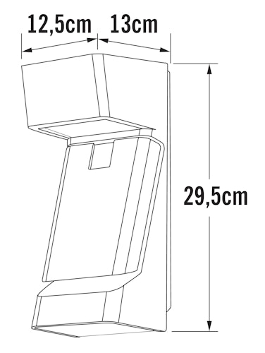 Konstsmide Wandleuchte Ravenna, versch. Farben