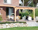 Vorschaubild Skan Holz Terrassenüberdachungen Ravenna o. Mittelpfosten Breite 434 cm aus Douglasie