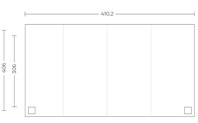 Gutta Terrassendachsystem Pro weiß/anthrazit