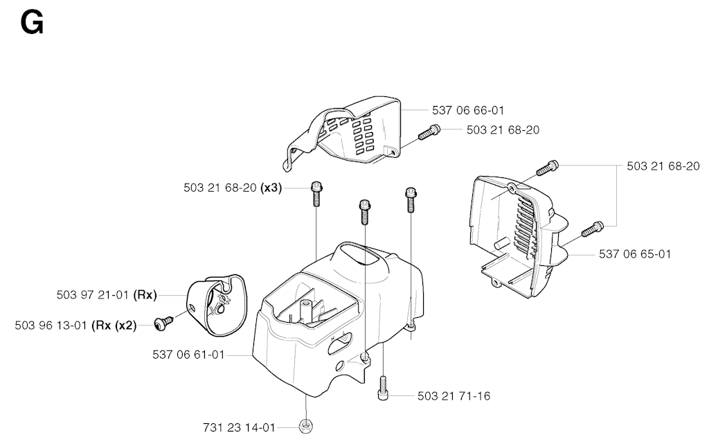 Explosionszeichnung Ersatzteile