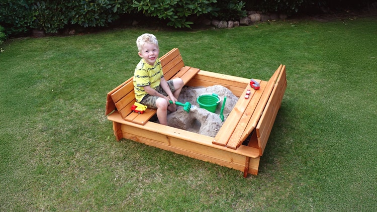 Weka Sandkasten 196 B 100 x 100 cm