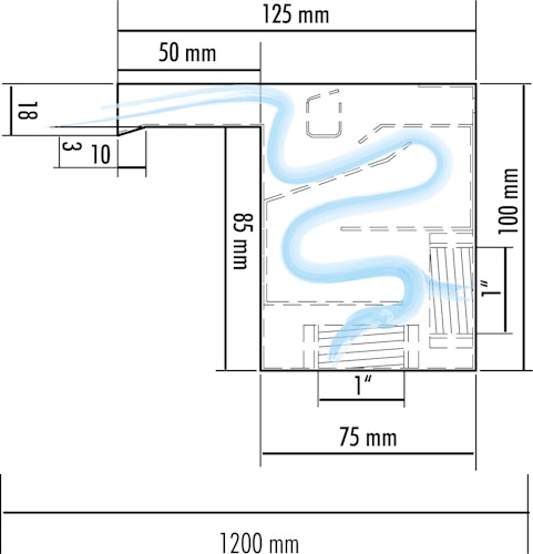 seliger Aquafall 1200