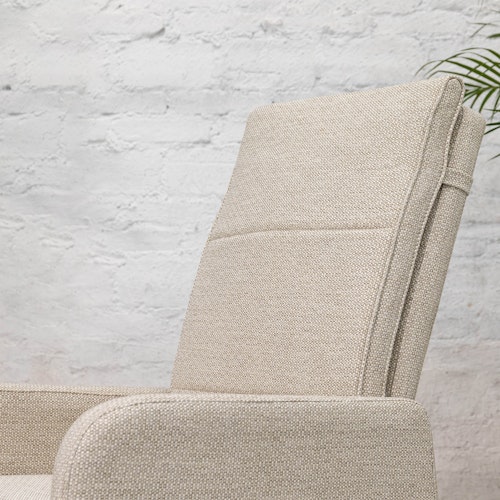 BEST Relaxsessel RIGA inkl. Fußhocker, Aluminium / Sunproof (100 % Polypropylen)