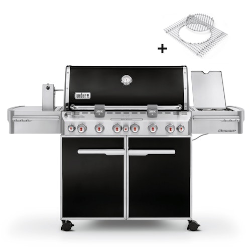 Weber Summit E-670 (GBS) Gasgrill Schwarz