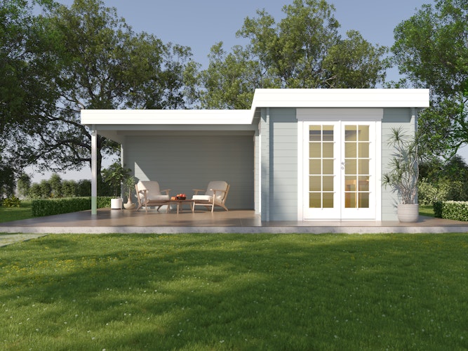 Wolff Finnhaus Gartenhaus Hermosa 6848 - 44 mm 