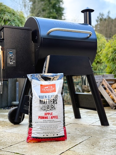 Traeger Hartholz Pellets APFEL, 9 kg Beutel