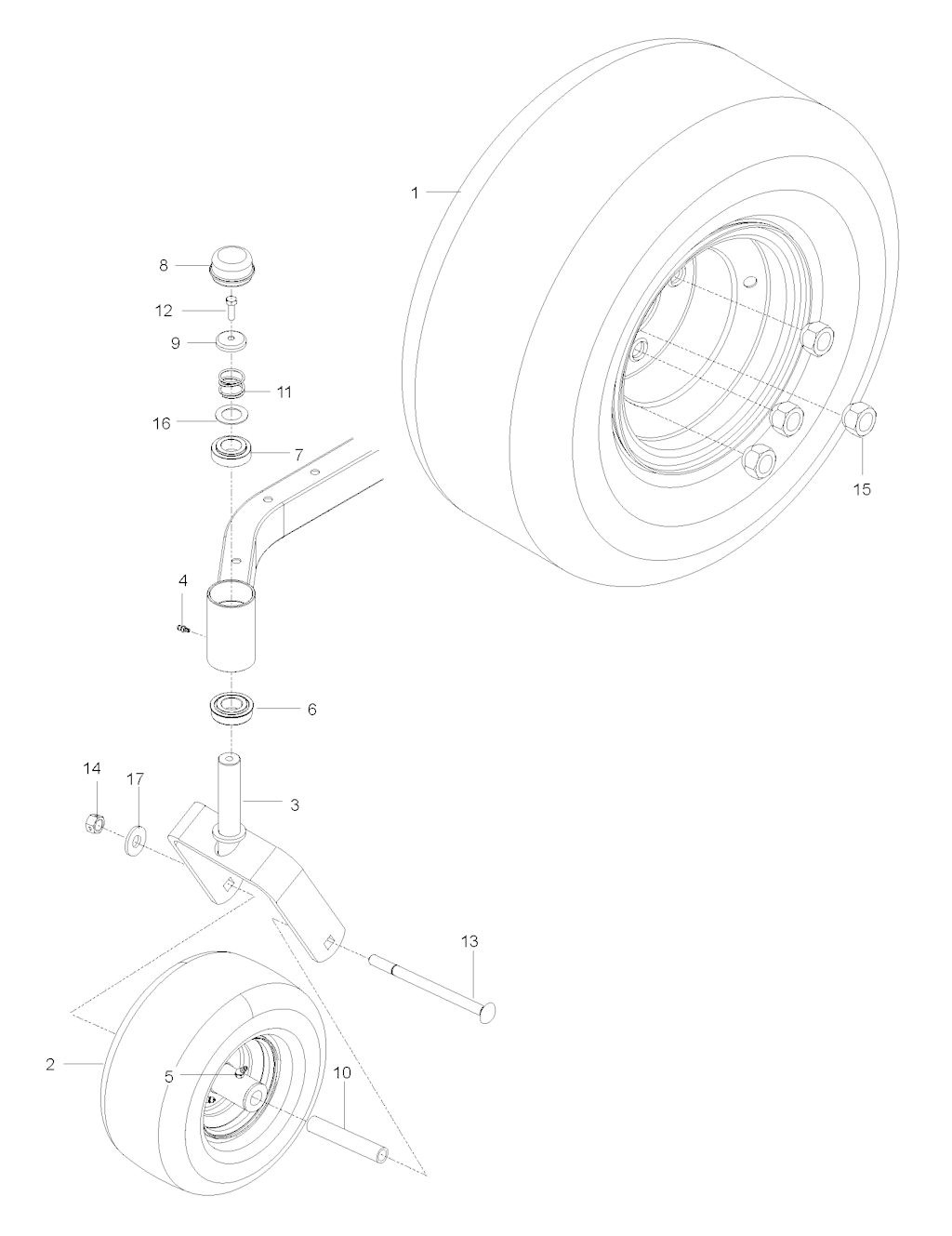 Explosionszeichnung Ersatzteile