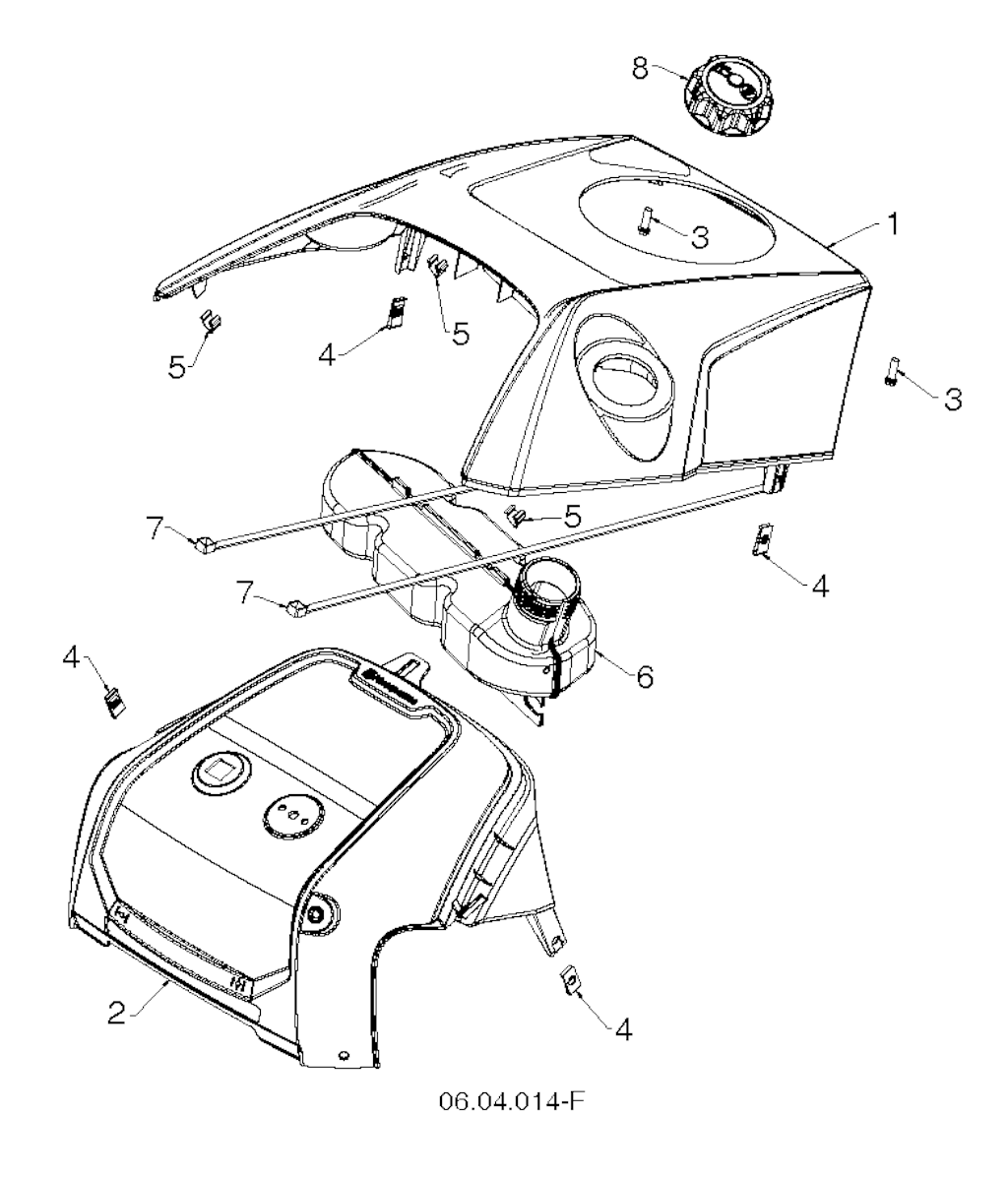Explosionszeichnung Ersatzteile