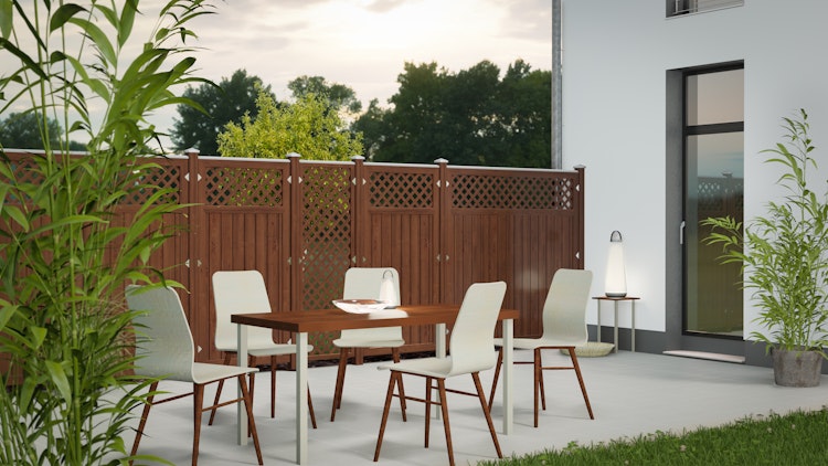 TraumGarten Longlife Riva 180x180 cm mit Gitter