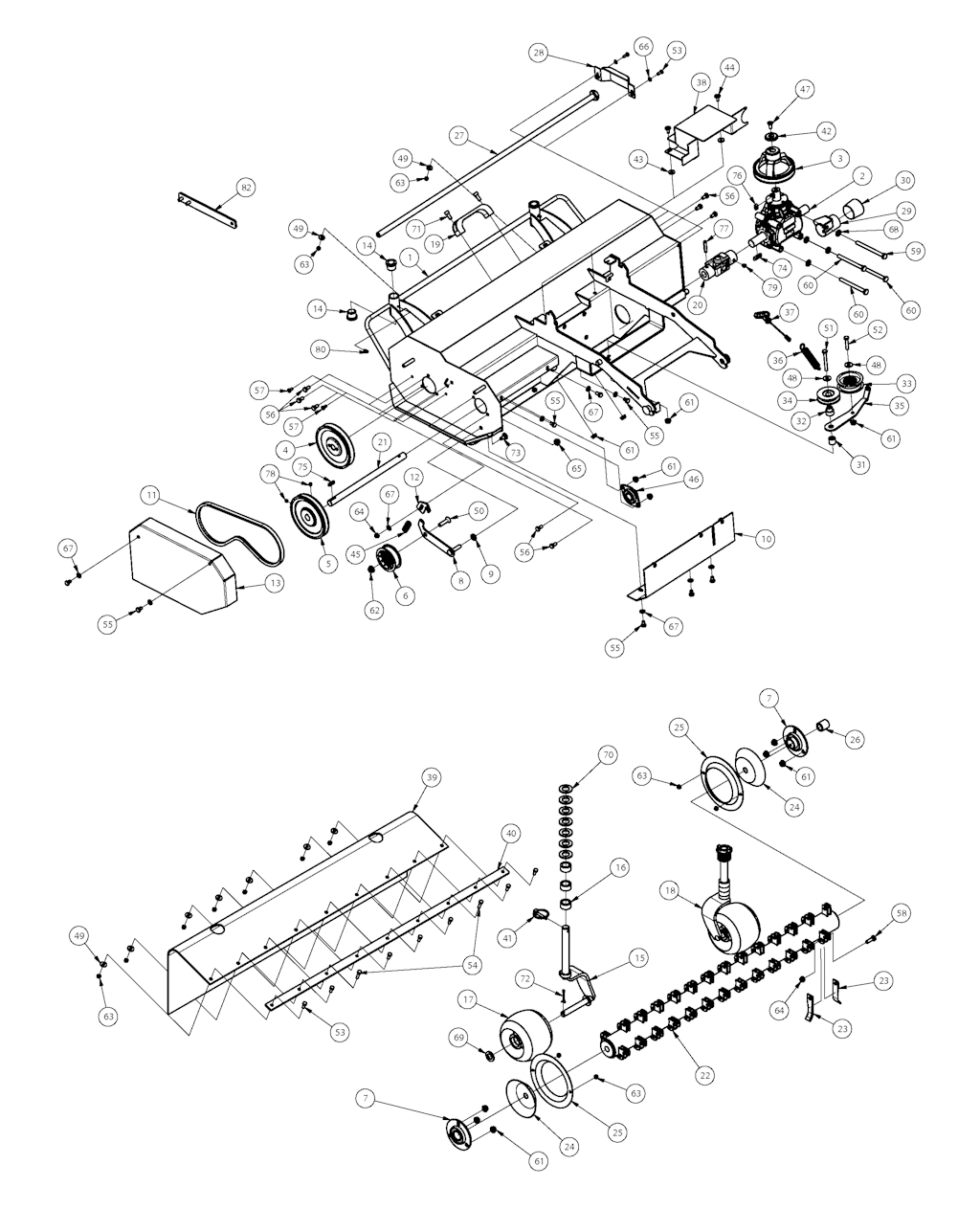 Explosionszeichnung Ersatzteile