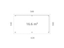 Vorschaubild Palmako Carport/Pavillon Connect Lenna 16,6 m² Set 309