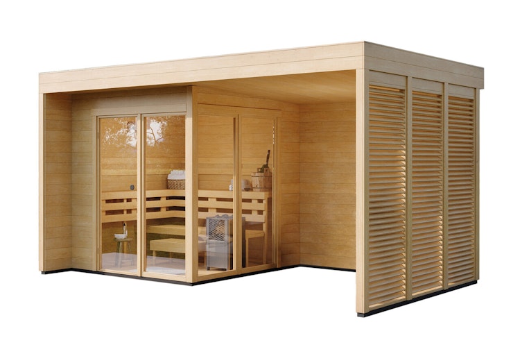 Wolff Finnhaus Saunahaus Vibeke 4722 - 44 mm