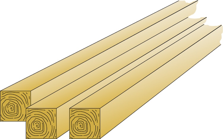 T&J Kantholzpfosten 9x9 cm